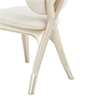 Camellia Field Chenille Vanity Chair - Cornsilk/Champagne