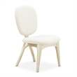 Camellia Field Chenille Vanity Chair - Cornsilk/Champagne