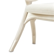 Camellia Field Chenille Vanity Chair - Cornsilk/Champagne