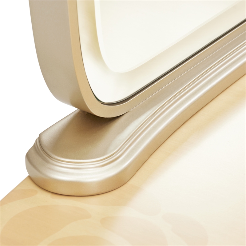 Camellia Field Vanity with Mirror - Caramel
