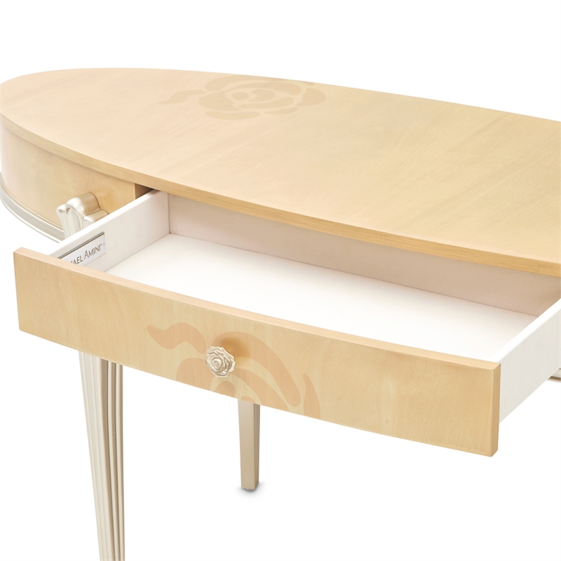 Camellia Field Vanity with Mirror - Caramel