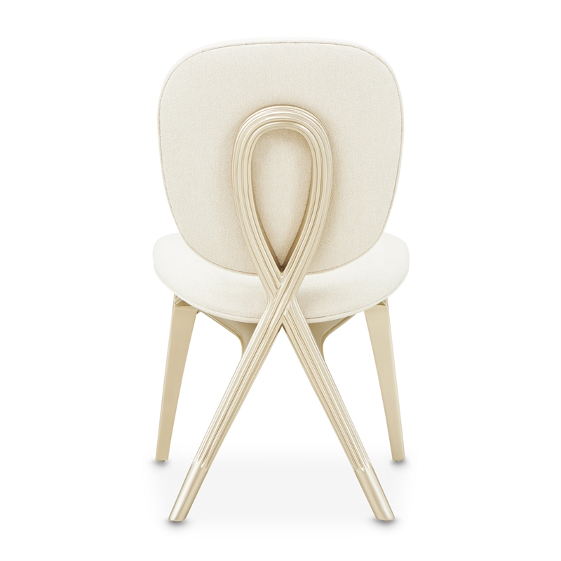 Camellia Field Vanity Set with Mirror and Chair - Caramel