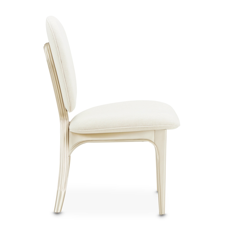 Camellia Field Vanity Set with Mirror and Chair - Caramel