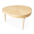 Camellia Field Curved Cocktail Table - Caramel