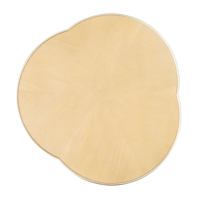 Camellia Field Curved Cocktail Table - Caramel