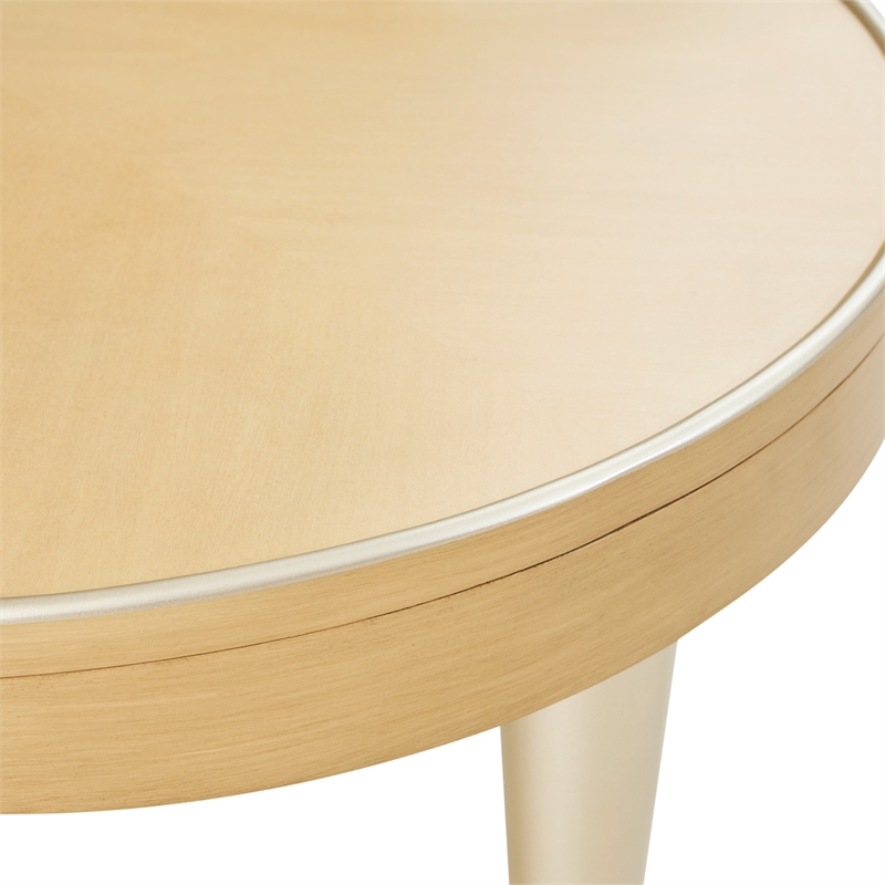 Camellia Field Curved Cocktail Table - Caramel