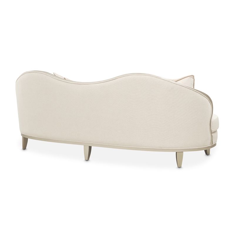 Camellia Field Chenille 3-Seater Sofa - Cornsilk/Caramel