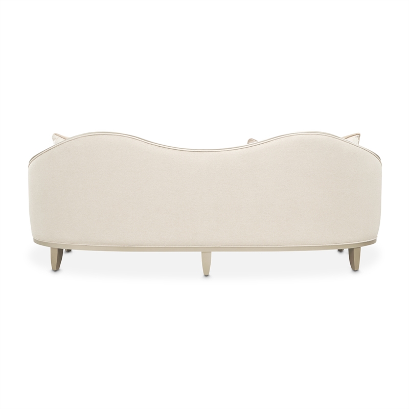 Camellia Field Chenille 3-Seater Sofa - Cornsilk/Caramel