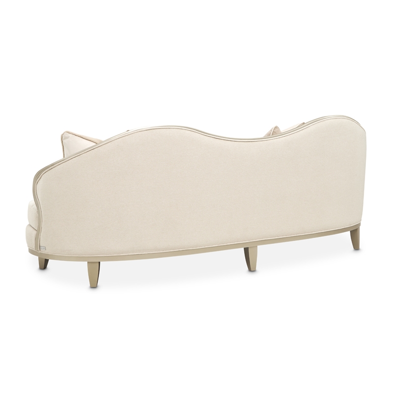Camellia Field Chenille 3-Seater Sofa - Cornsilk/Caramel