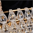 Gala 28-Light Round LED Chandelier - Gold
