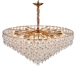 Gala 28-Light Round LED Chandelier - Gold