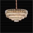 Soleil 22-Light Crystal Chandelier - Gold