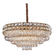 Soleil 22-Light Crystal Chandelier - Gold