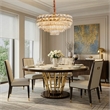 Soleil 13-Light Crystal Chandelier - Gold