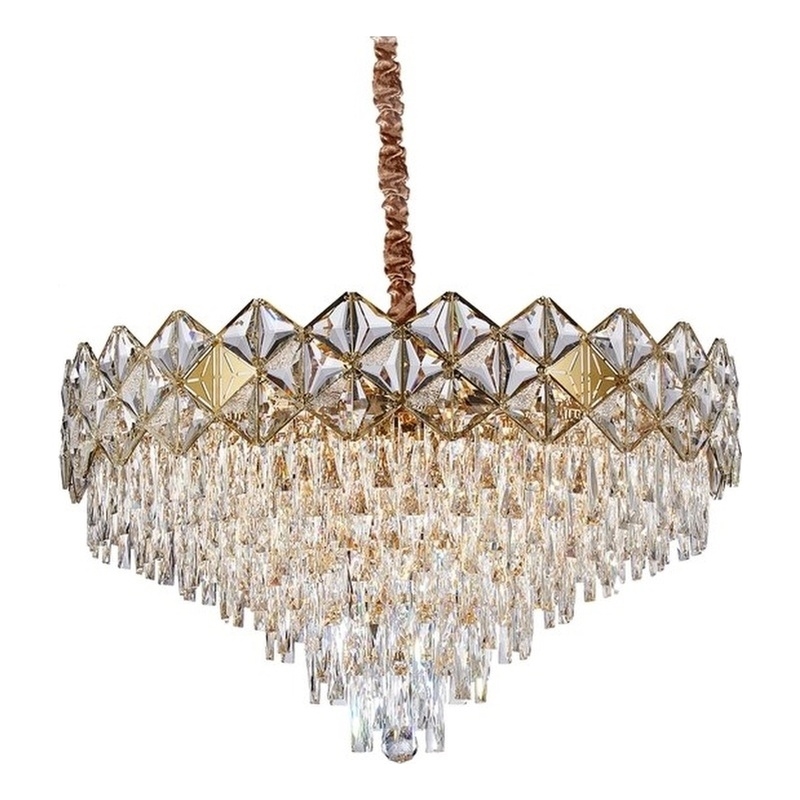 Regalia 21-Light Crystal Chandelier - Gold