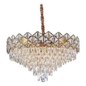 Regalia 21-Light Crystal Chandelier - Gold