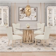 Pendant 14-Light Oblong Crystal Chandelier - Gold
