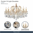 Portola 14-Light Traditional Crystal Chandelier - Gold