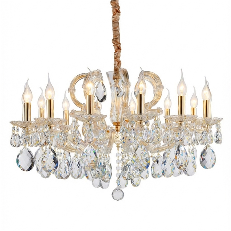 Portola 14-Light Traditional Crystal Chandelier - Gold