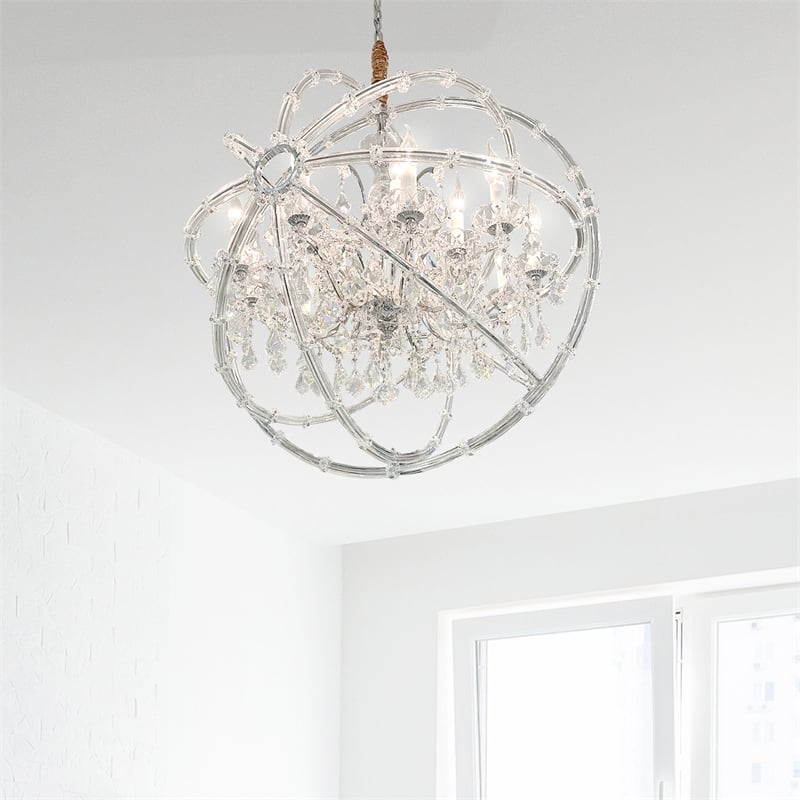 Pena 15-Light Traditional Crystal Chandelier - Clear