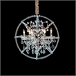 Pena 6-Light Traditional Crystal Chandelier - Clear