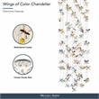 Wings of Color Crystal LED Chandelier