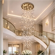 Wings of Color Crystal LED Chandelier