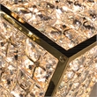 Cubes Modern Crystal Chandelier - Gold