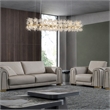 Bouquet 18-Light Rectangular Crystal Chandelier - Gold