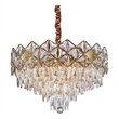 Regalia 13-Light Crystal Chandelier - Gold