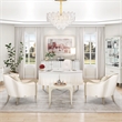 Orlisse 9-Light Acrylic Chandelier - Gold
