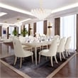 Orlisse 18-Light Acrylic Chandelier - Gold