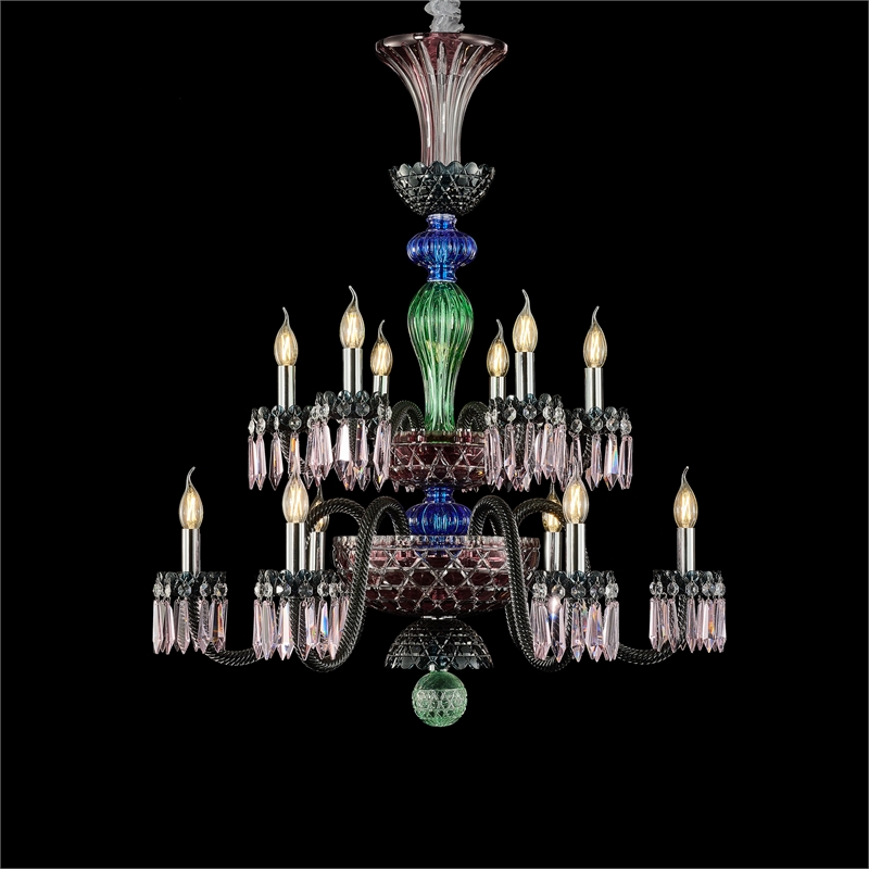 Noir 12-Light Traditional Crystal Chandelier