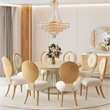 Luxe Lumiere 28-Light Crystal Chandelier - Gold