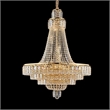Luxe Lumiere 21-Light Crystal Chandelier - Gold