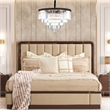 Allure 21-Light Round Crystal Chandelier - Matte Black