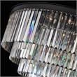 Allure 28-Light Round Crystal Chandelier - Matte Black