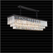 Allure 20-Light Rectangular Crystal Chandelier - Matte Black