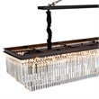 Allure 20-Light Rectangular Crystal Chandelier - Matte Black