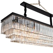 Allure 20-Light Rectangular Crystal Chandelier - Matte Black