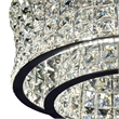 Galaxy Oval LED Crystal Chandelier - Chrome