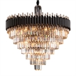 Symphony Round 37-Light Crystal Chandelier - Black
