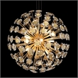 Pendant 18 Light-Round Crystal Chandelier - Gold