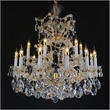 La Scala 19-Light Traditional Crystal Chandelier - Gold