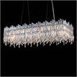 Royal Crown Rectangular 12-Light Crystal Chandelier