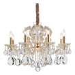Portola II 8-Light Traditional Crystal Chandelier - Gold