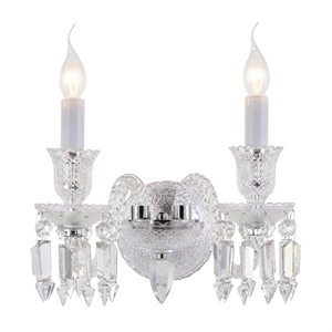 Treviso 2-Light Traditional Crystal Wall Sconce