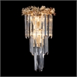 Marquise 5-Light Crystal Wall Sconce - Gold