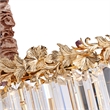 Marquise 28-Light Round Crystal Chandelier - Gold