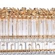 Marquise 16-Light Rectangular Crystal Chandelier - Gold